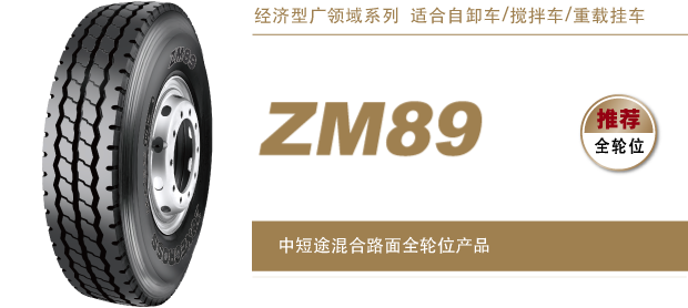 普利司通卓陆士轮胎系列ZM89